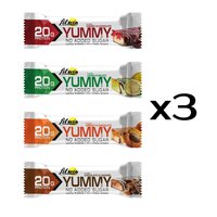 Батончик FitWin YUMMY Bar 36% no added sugar, 12*55 грам - MIX Батончик FitWin YUMMY Bar 36% no added sugar, 12*55 грам - MIX