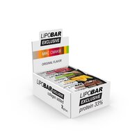 Батончик Lipobar Exclusive Protein Bar БЛОК, 20*50 грам - MIX №1 Батончик Lipobar Exclusive Protein Bar БЛОК, 20*50 грам - MIX №1