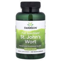 Натуральна добавка Swanson St. John's Wort 375 mg, 120 вегакапсул